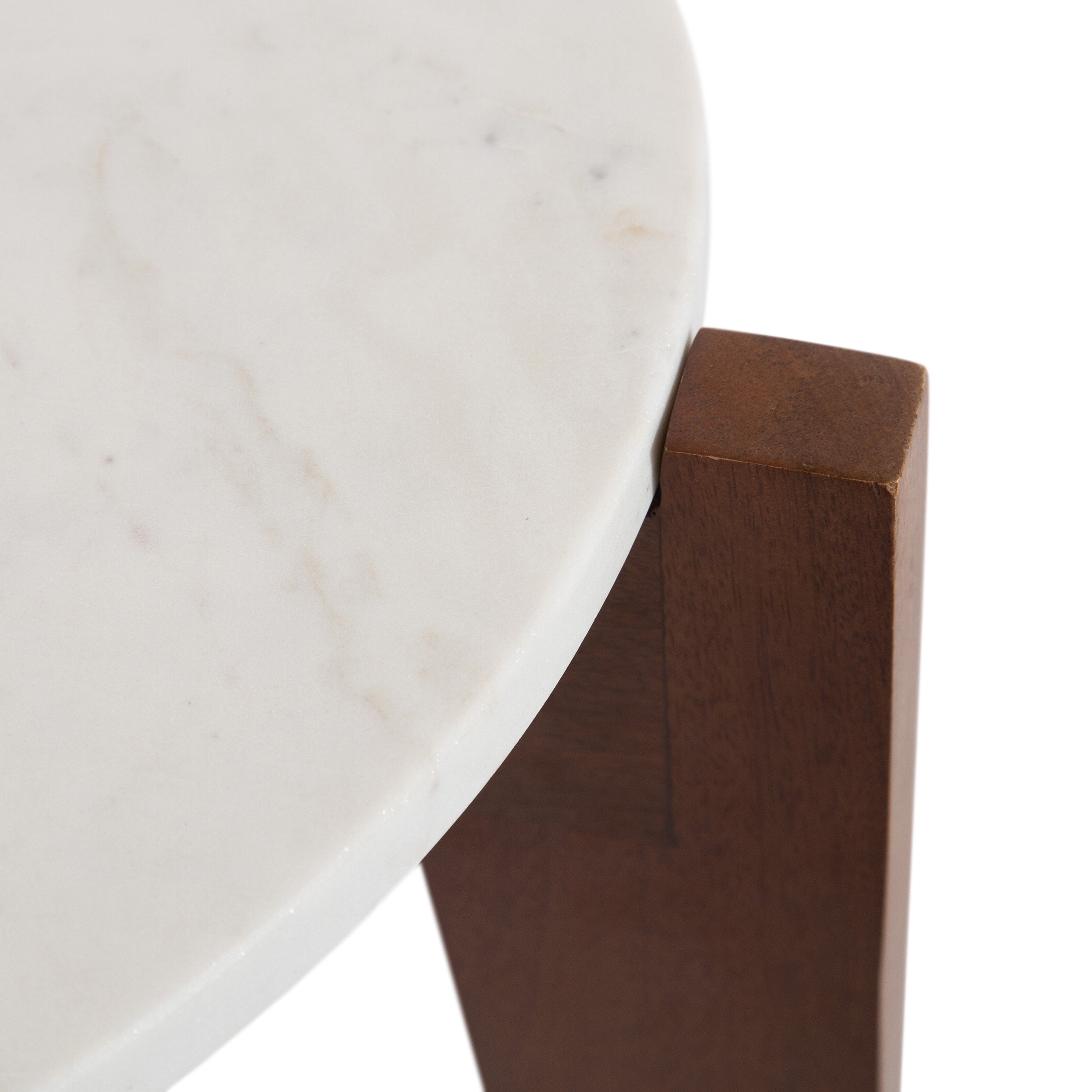 Icelyn Marble Side Table