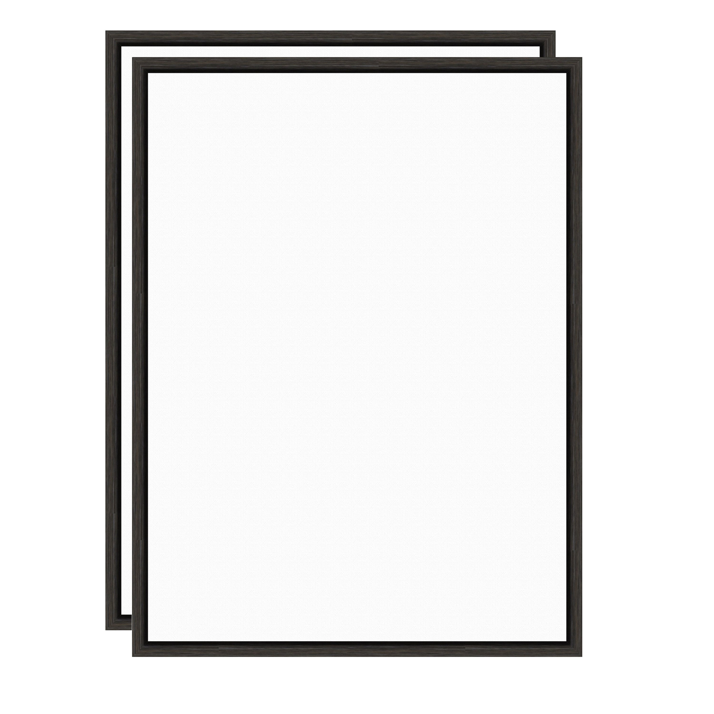 Art Set 2 Piece Set 18x24 Sylvie Dark Gray 1