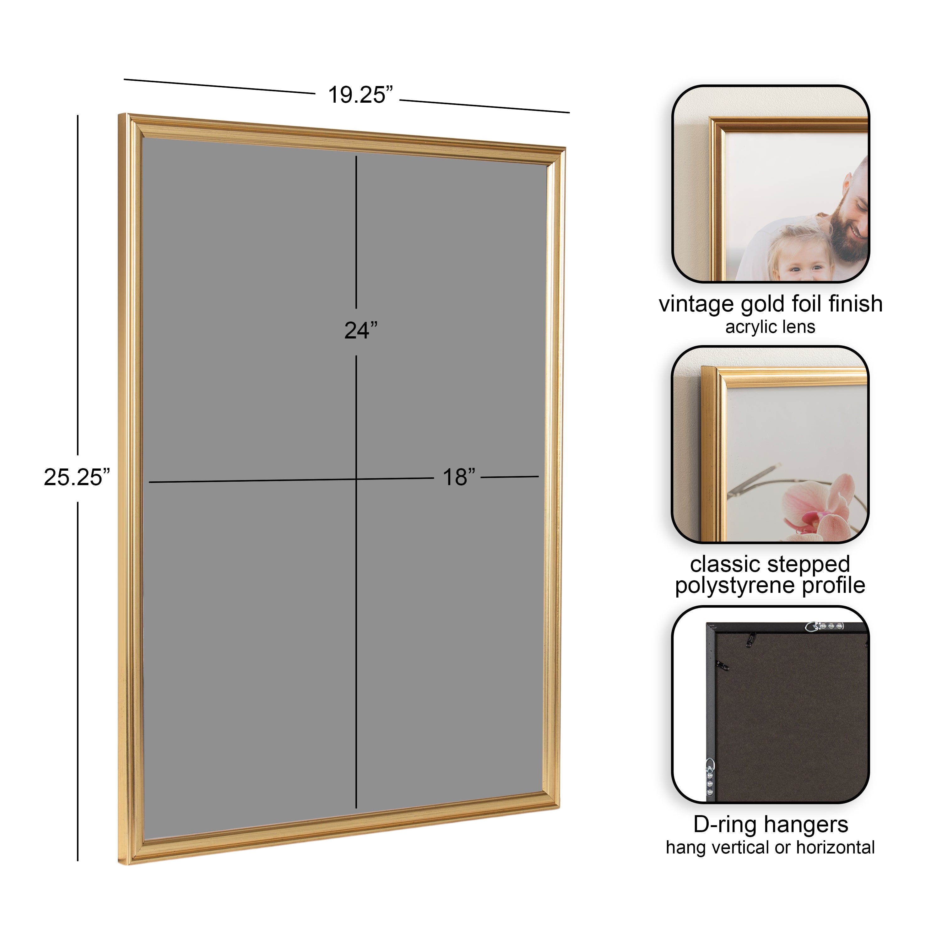 Poster Frame Gold 18x24 2