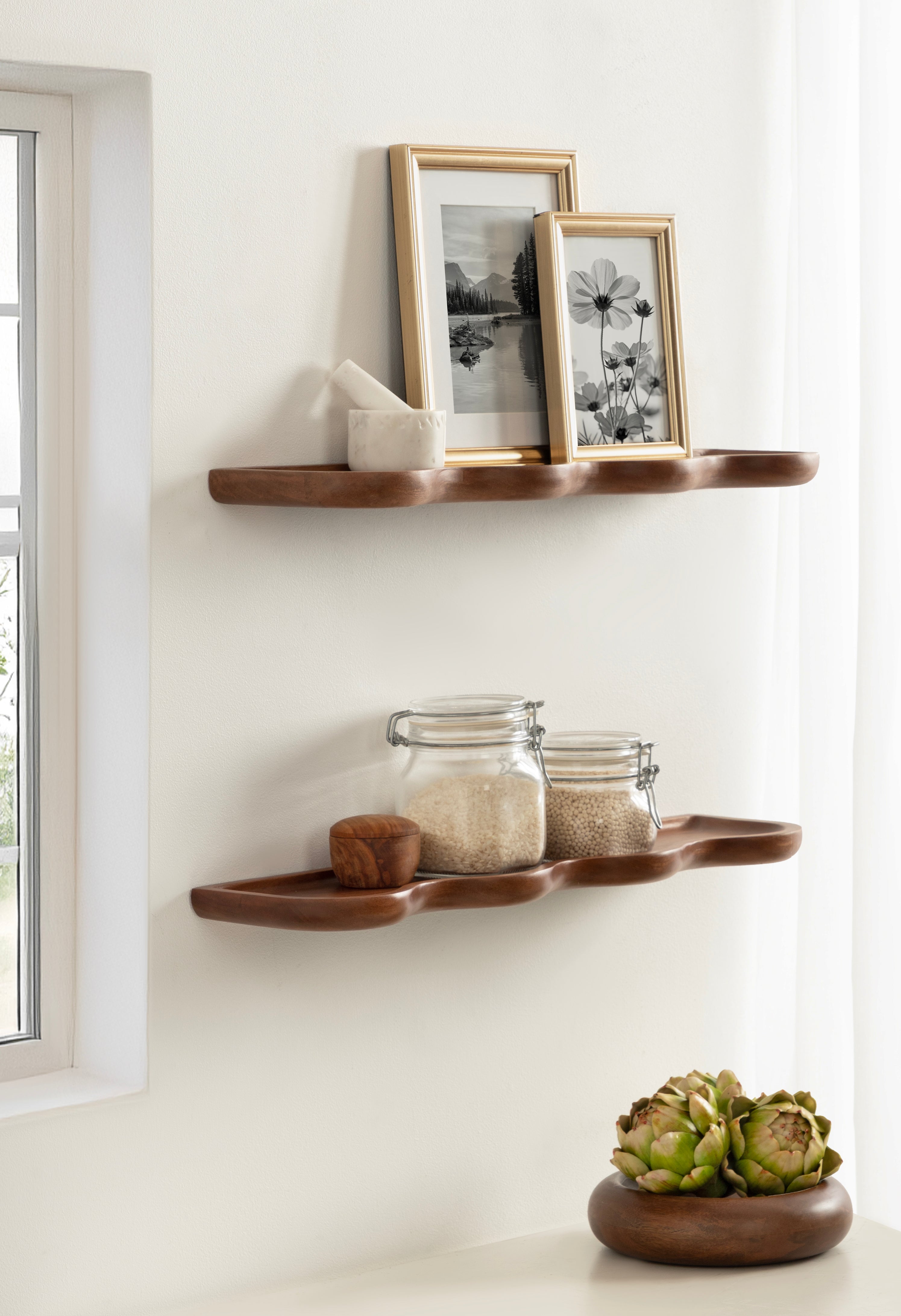 Alezar Wood Shelf Set – kateandlaurel