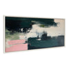 Sylvie Emerald Blush Framed Canvas by Amy Lighthall