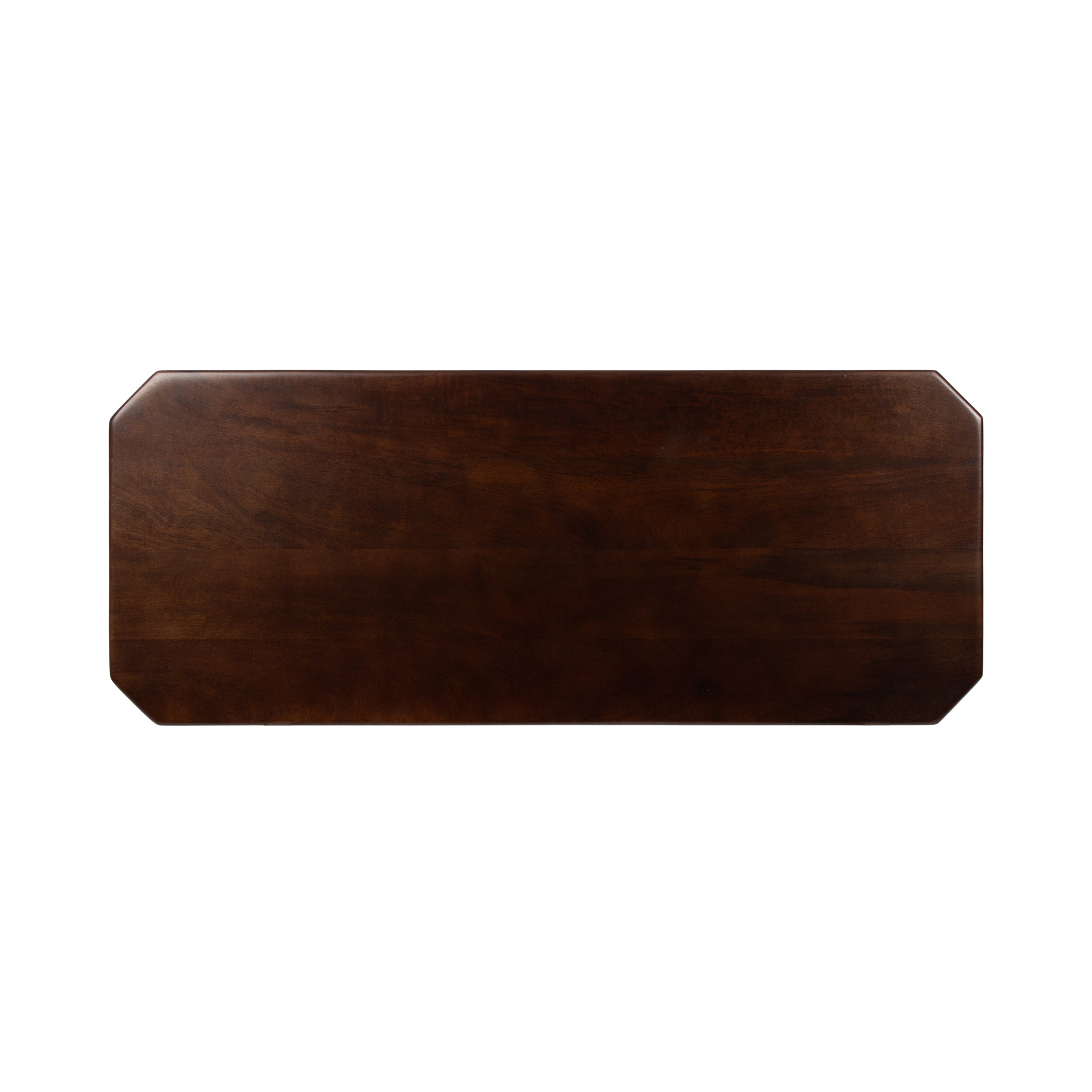 Console Table 36x15x31 White Dark Brown 4