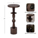Drink Table Bronze 9x9x22 2