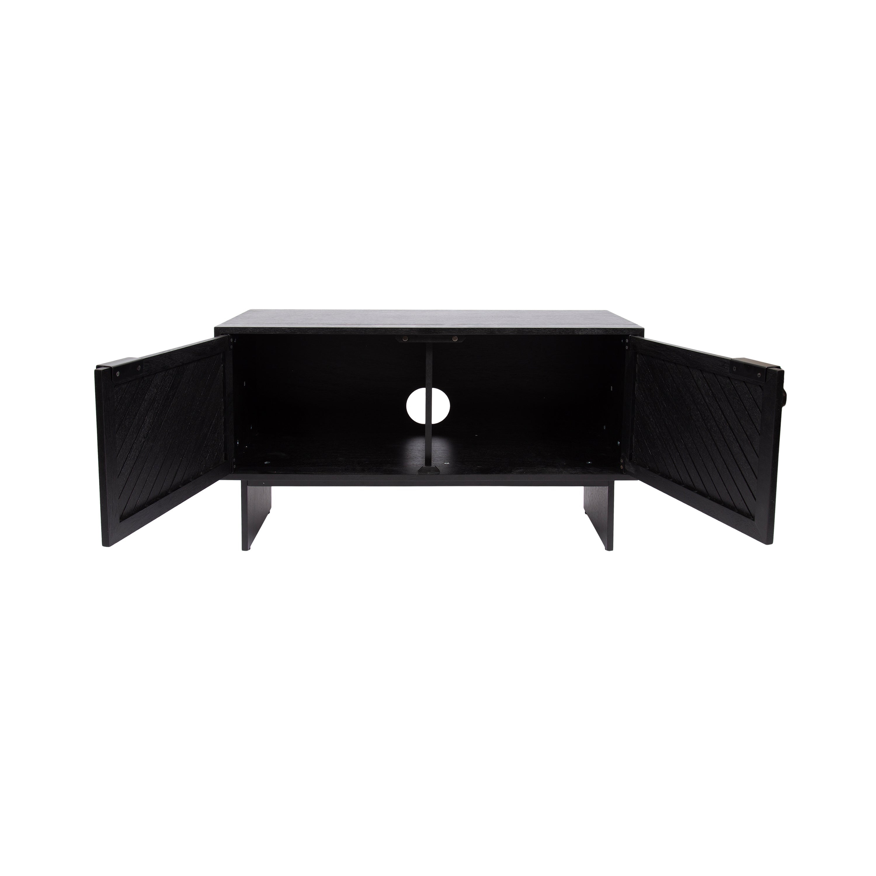 TV Stand Black 38x15x22 6
