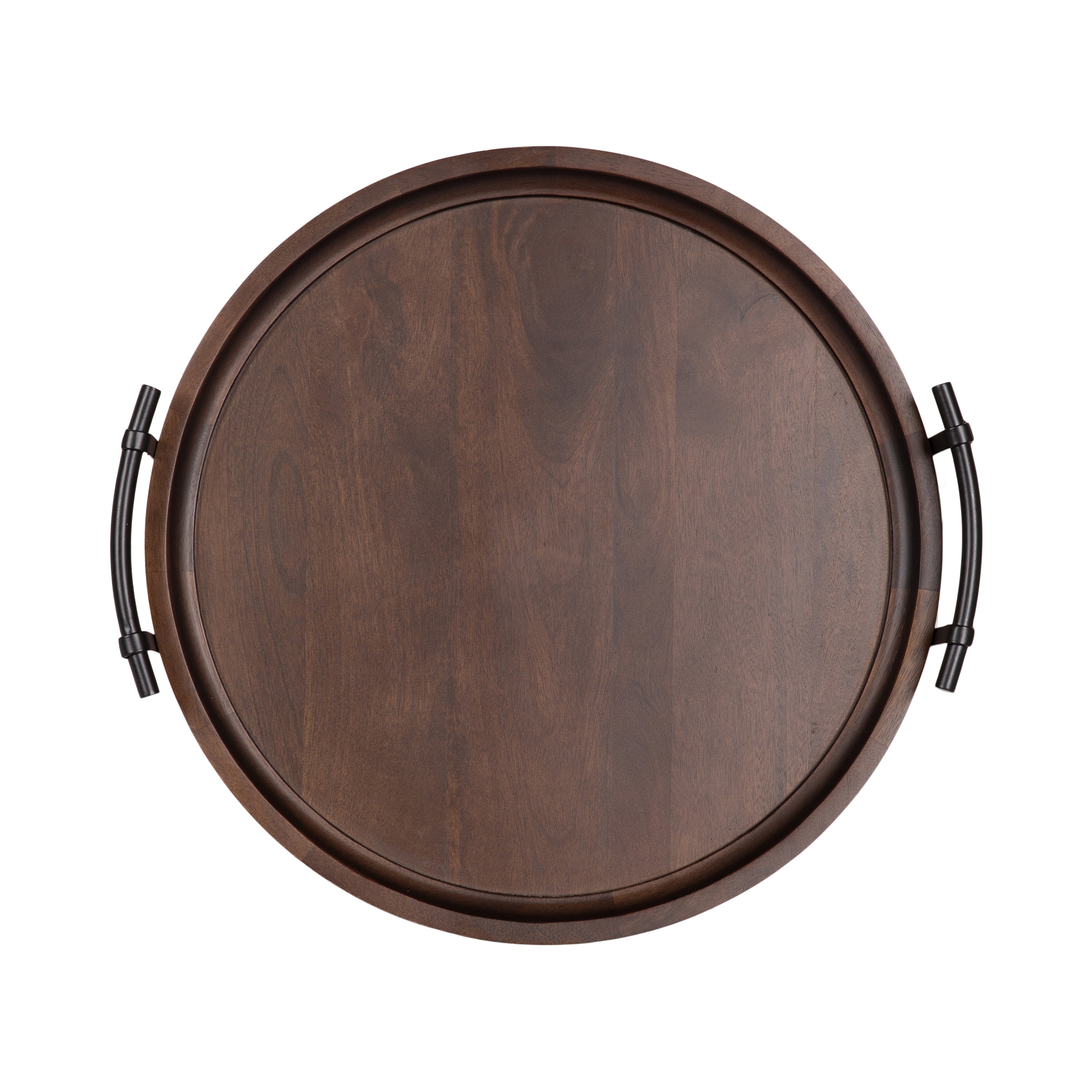 Lazy Susan Dark Brown 20x20 4
