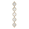 Loxi Teardrop Panel Wall Mirror