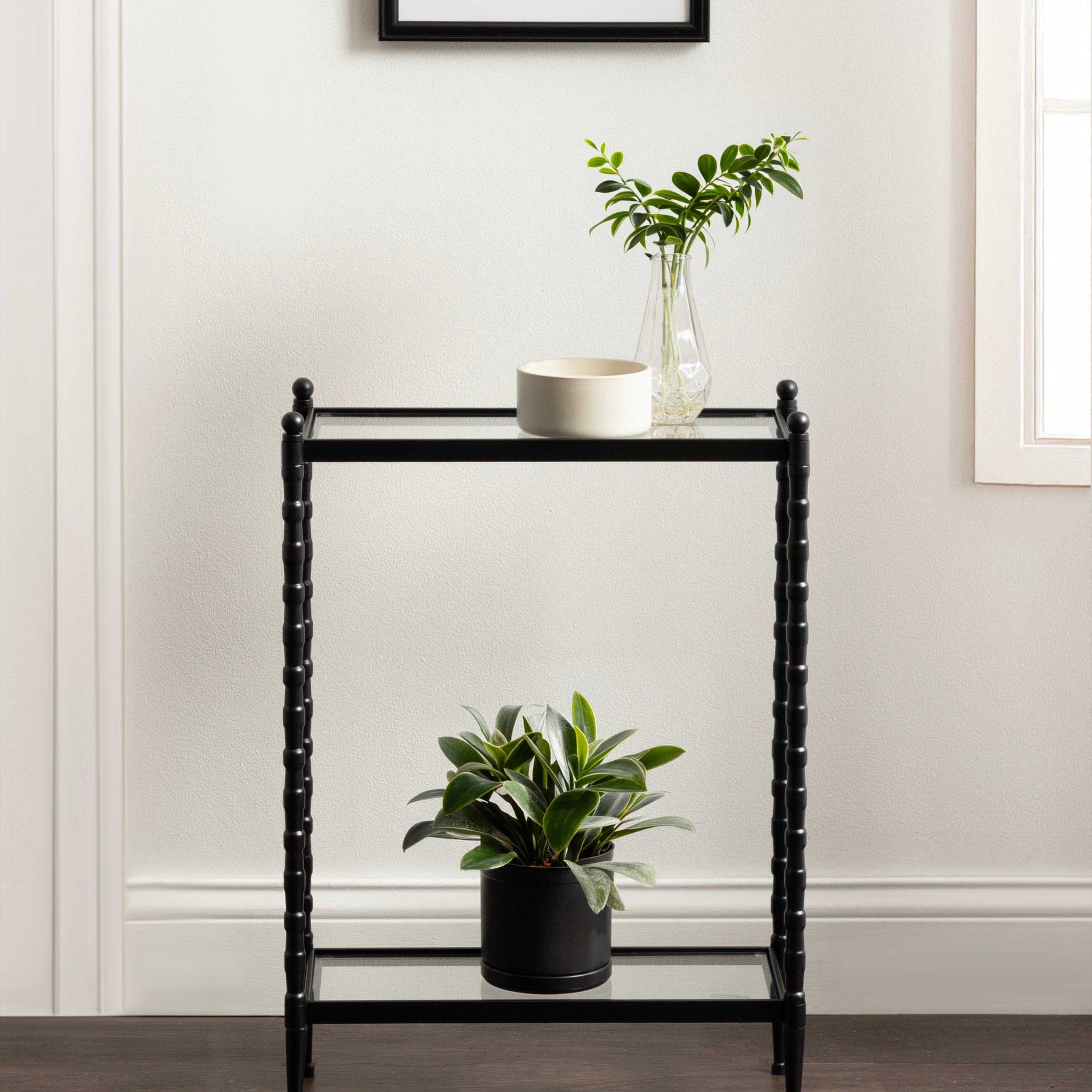 Side Table 18x8x25 Black 7