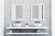 Rectangle Mirror White 21.5x27.5 7