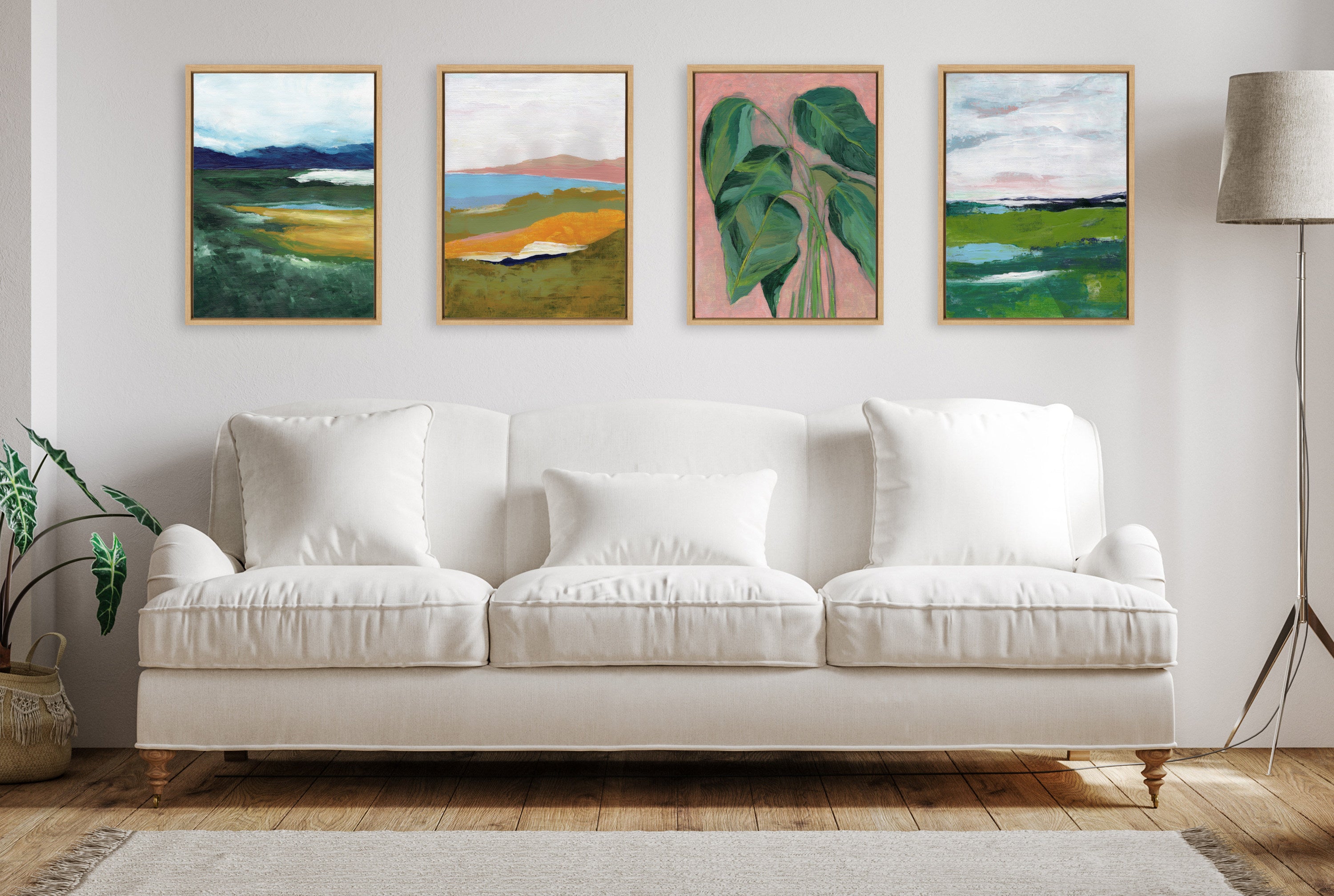 Sylvie Tuscan Framed Canvas by Nikita Jariwala