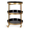 Celia Round Metal Bar Cart