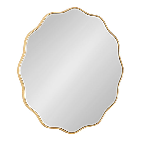 Viona Round Scalloped Mirror