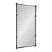 Rectangle Mirror Black 24x42 1