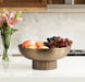 Serving Bowl 12x12x5 Gold 7
