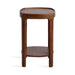 Side Table Walnut Brown 16x16x24 5