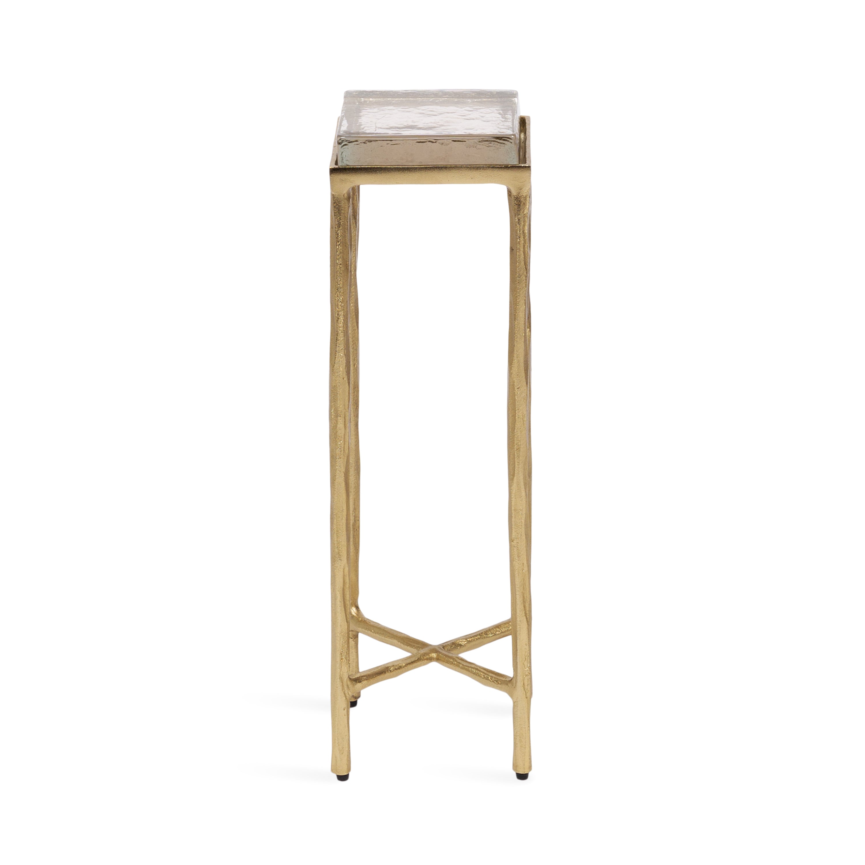 Drink Table Gold 7x7x22 5