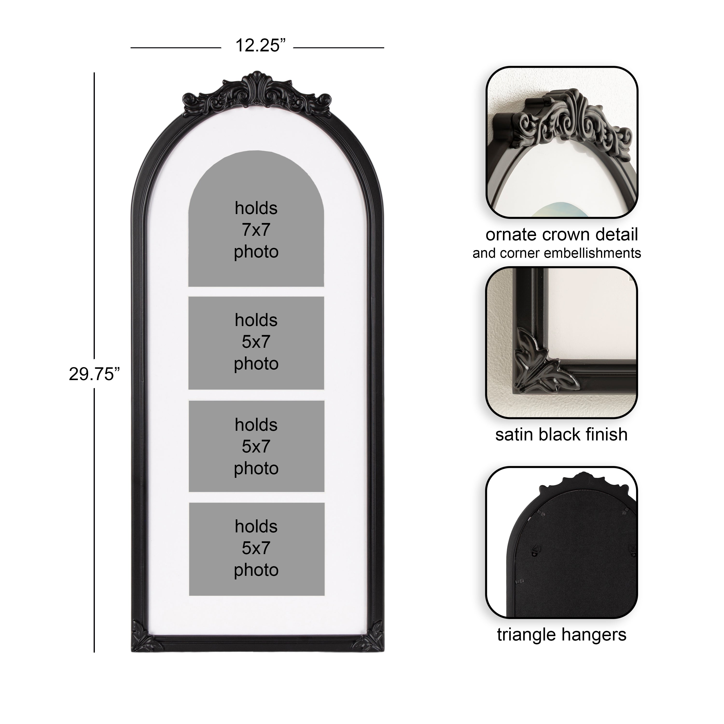 Collage Frame 13x30 Black 2