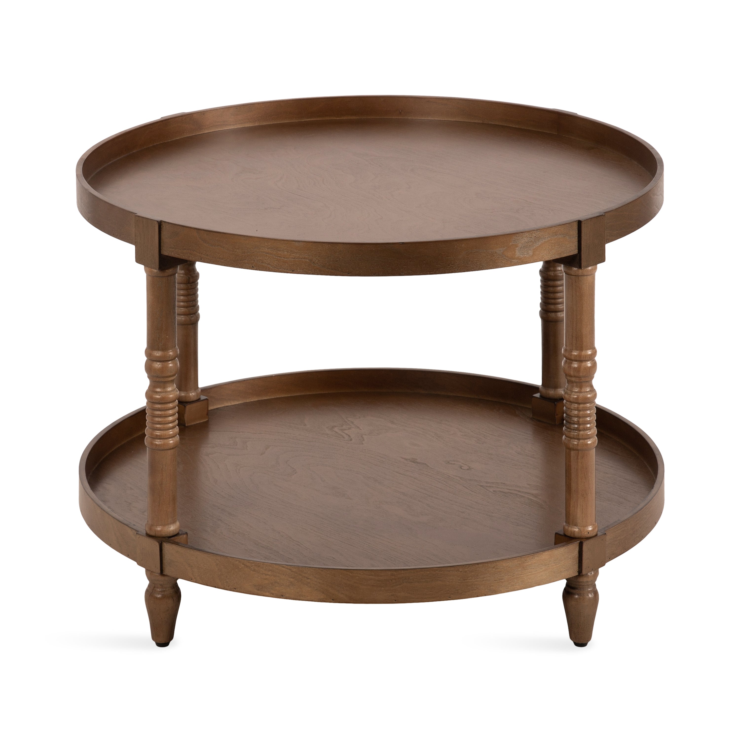 Bellport Round Wood Coffee Table