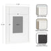 Wall Frame White 16x20 matted to 8x10 2