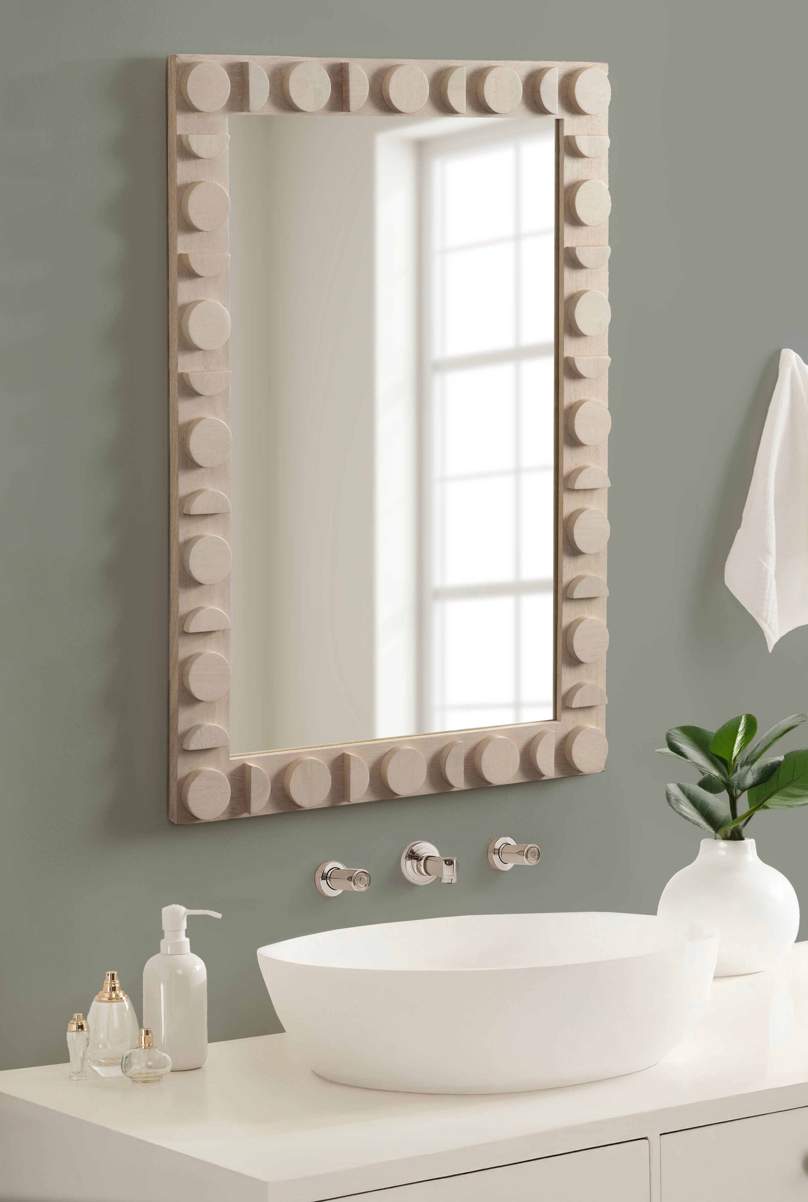 Lunara Wood Rectangle Mirror