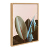 Sylvie Ficus Elastica Framed Canvas by Alicia Bock