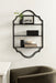 Accent Shelf Black 20x6x32 7