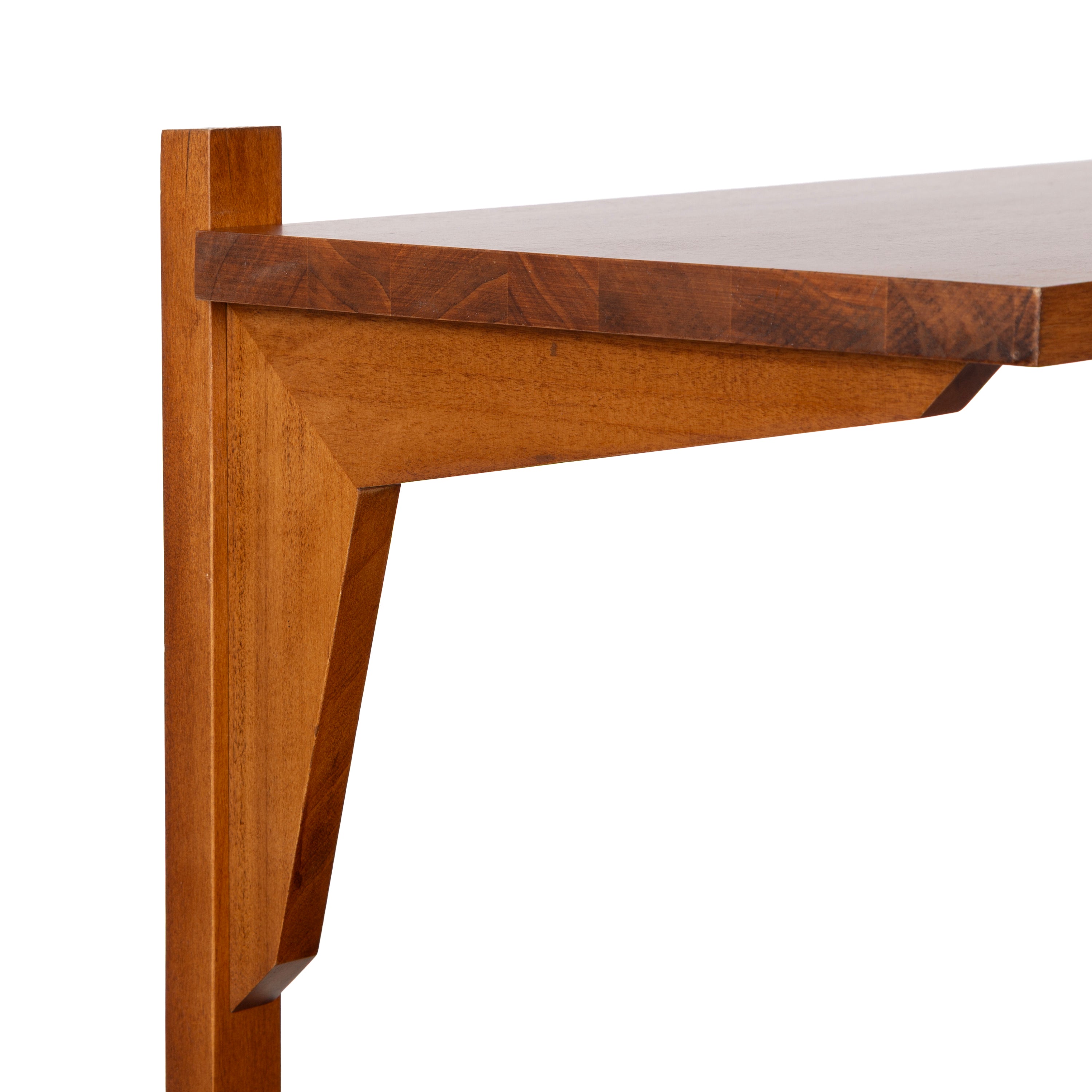 Accent Shelf Walnut Brown 24x12x24 3