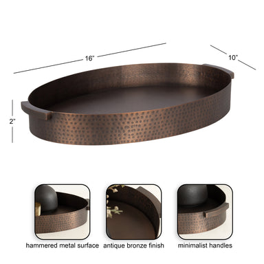 Single Tray Bronze 10x16 2