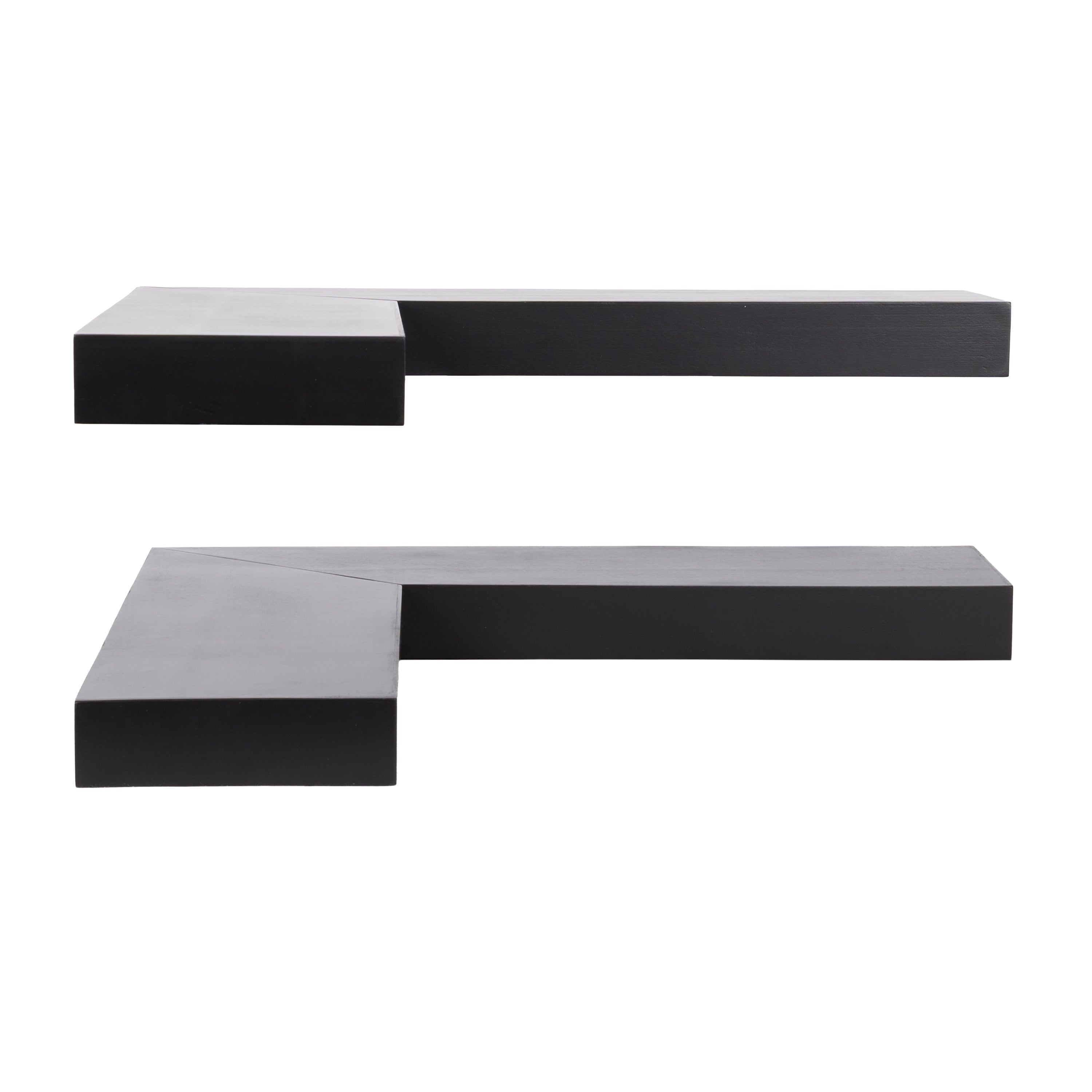 Floating Shelf 2 piece Black 5