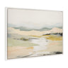 Sylvie Beaded Tranquil Landscape I Framed Canvas by Amy Lighthall
