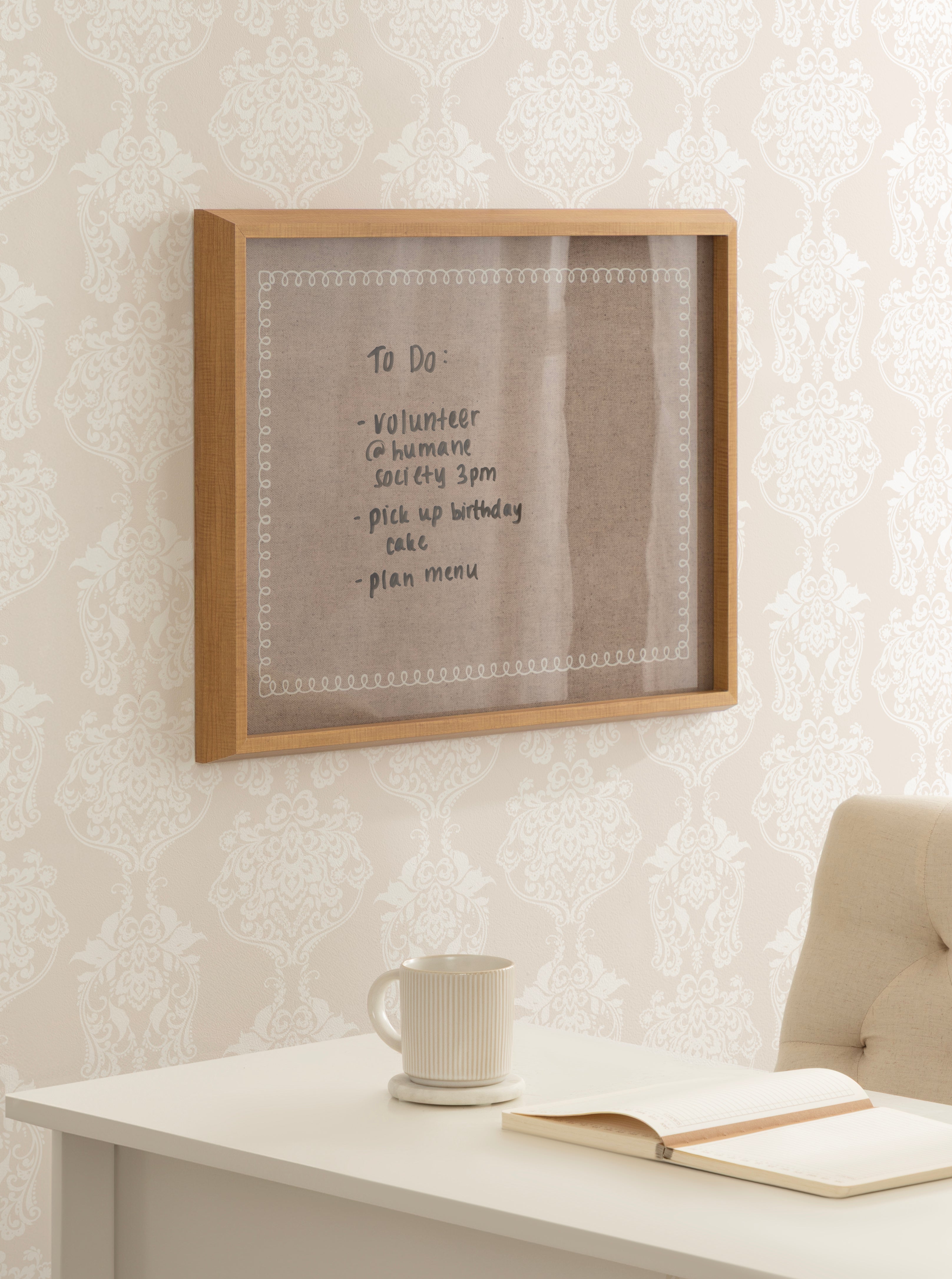 Dry Erase Board Blake Natural 24x18 7