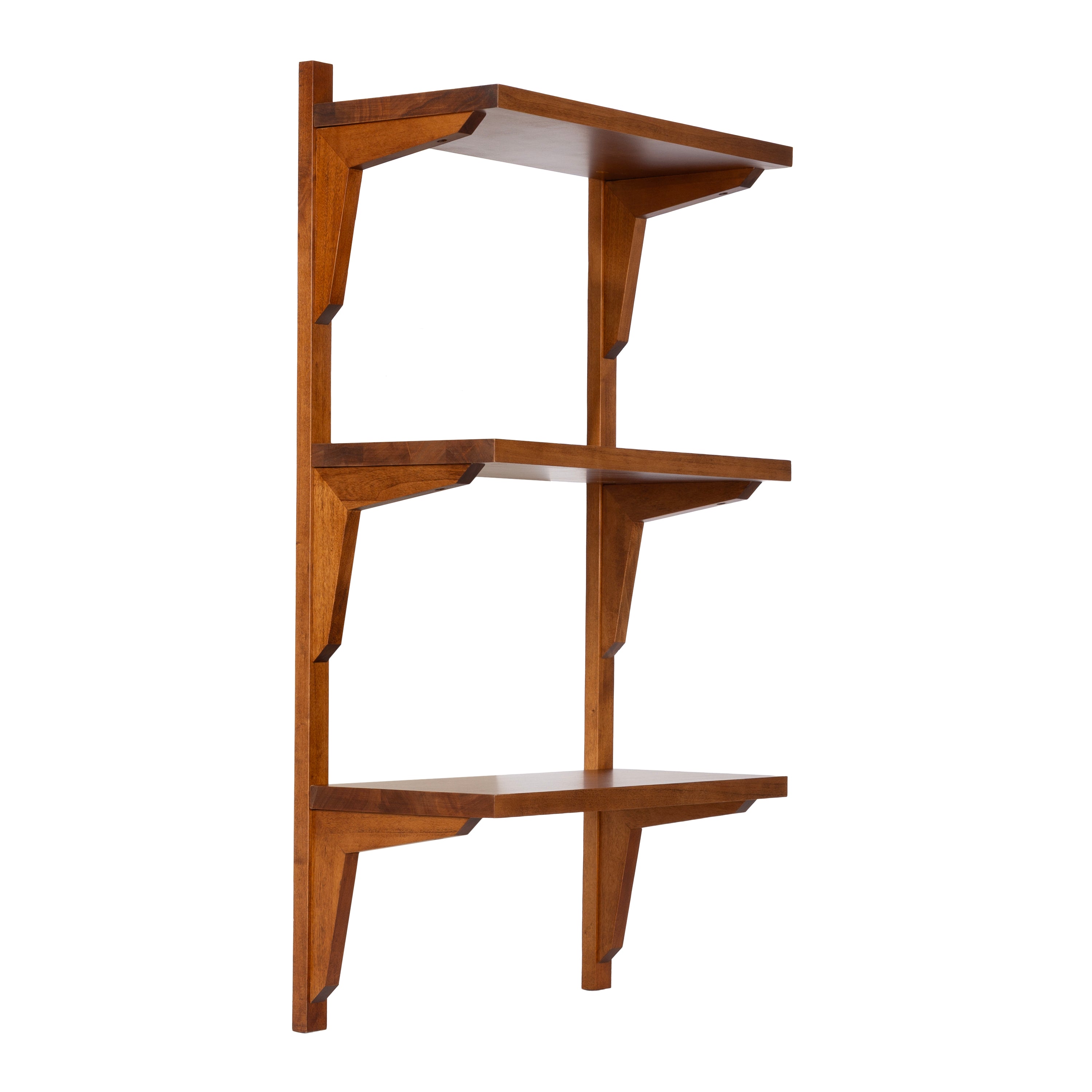 Accent Shelf Walnut Brown 18x9x32 1