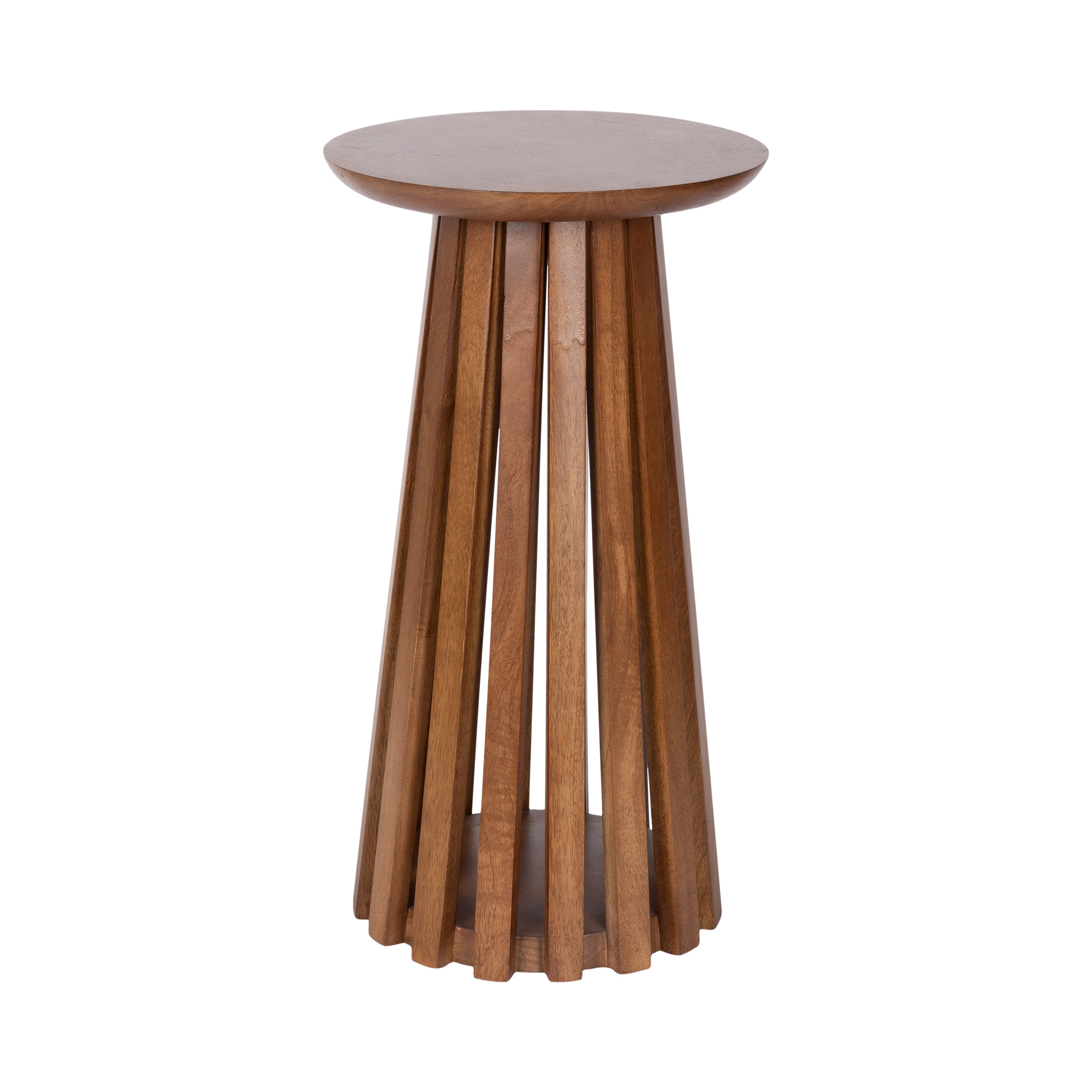 Drink Table Walnut Brown 12x12x22 1