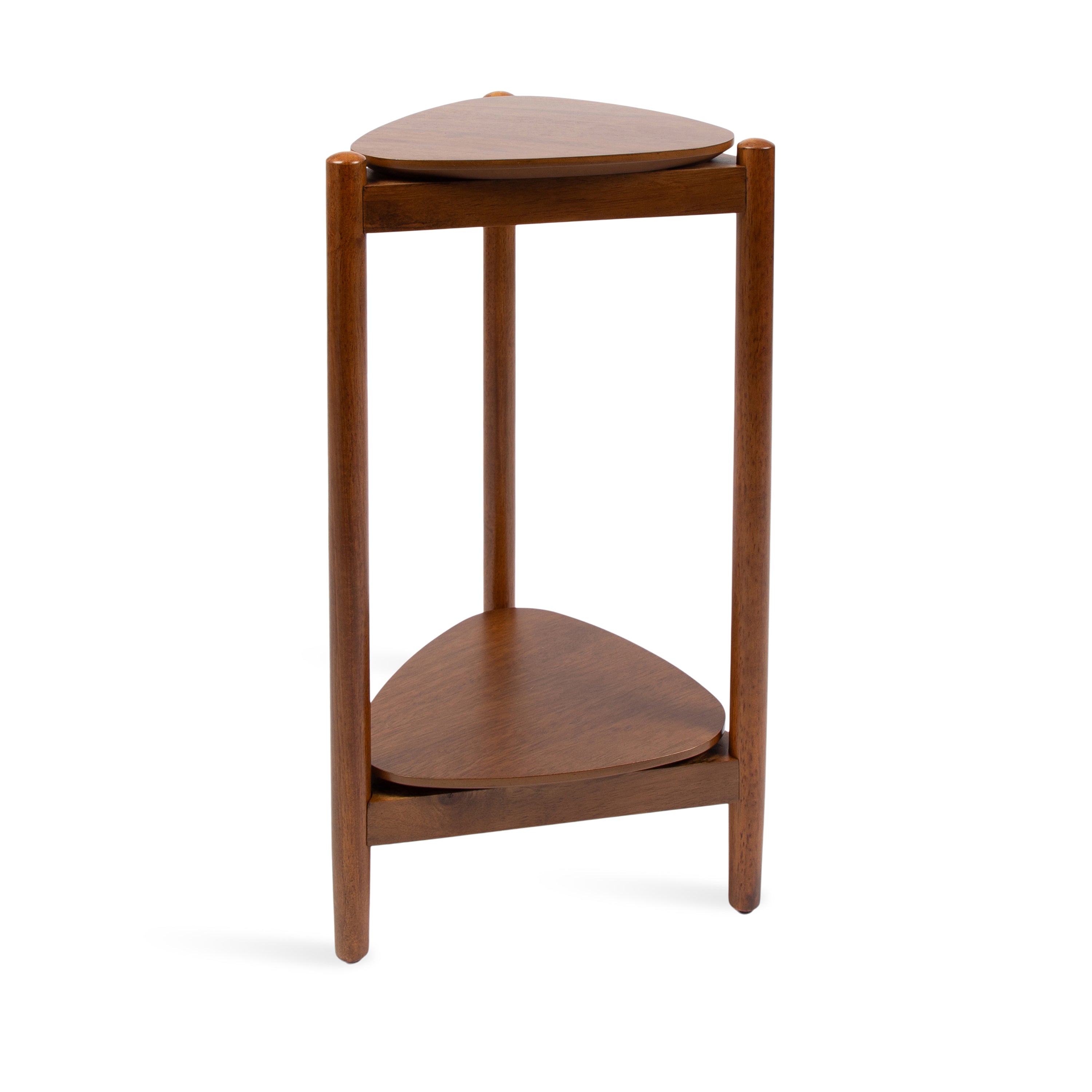 Side Table 12x13x24 Walnut Brown 1