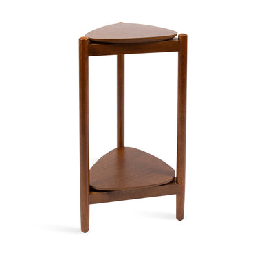Side Table 12x13x24 Walnut Brown 1