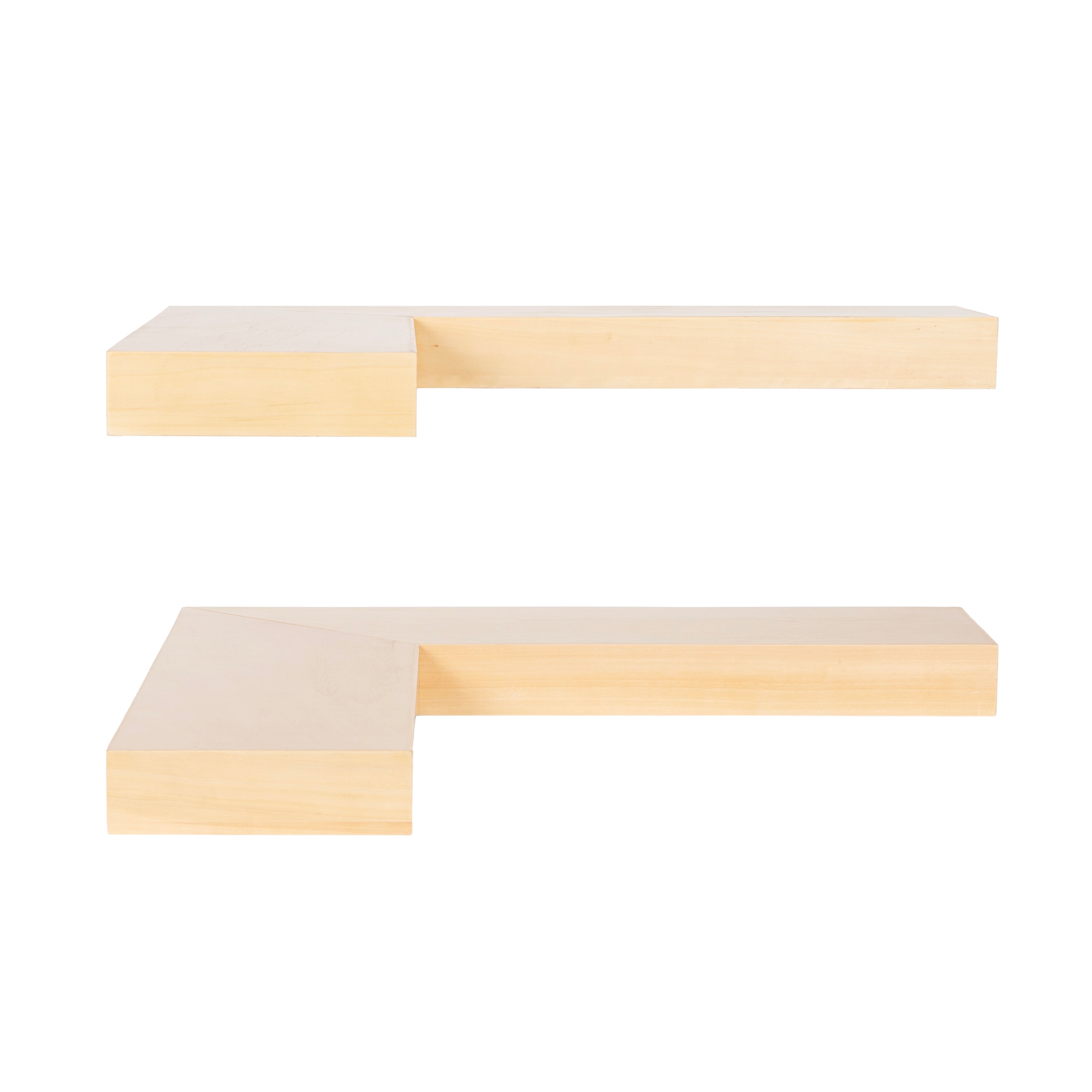 Floating Shelf 2 piece Natural 5