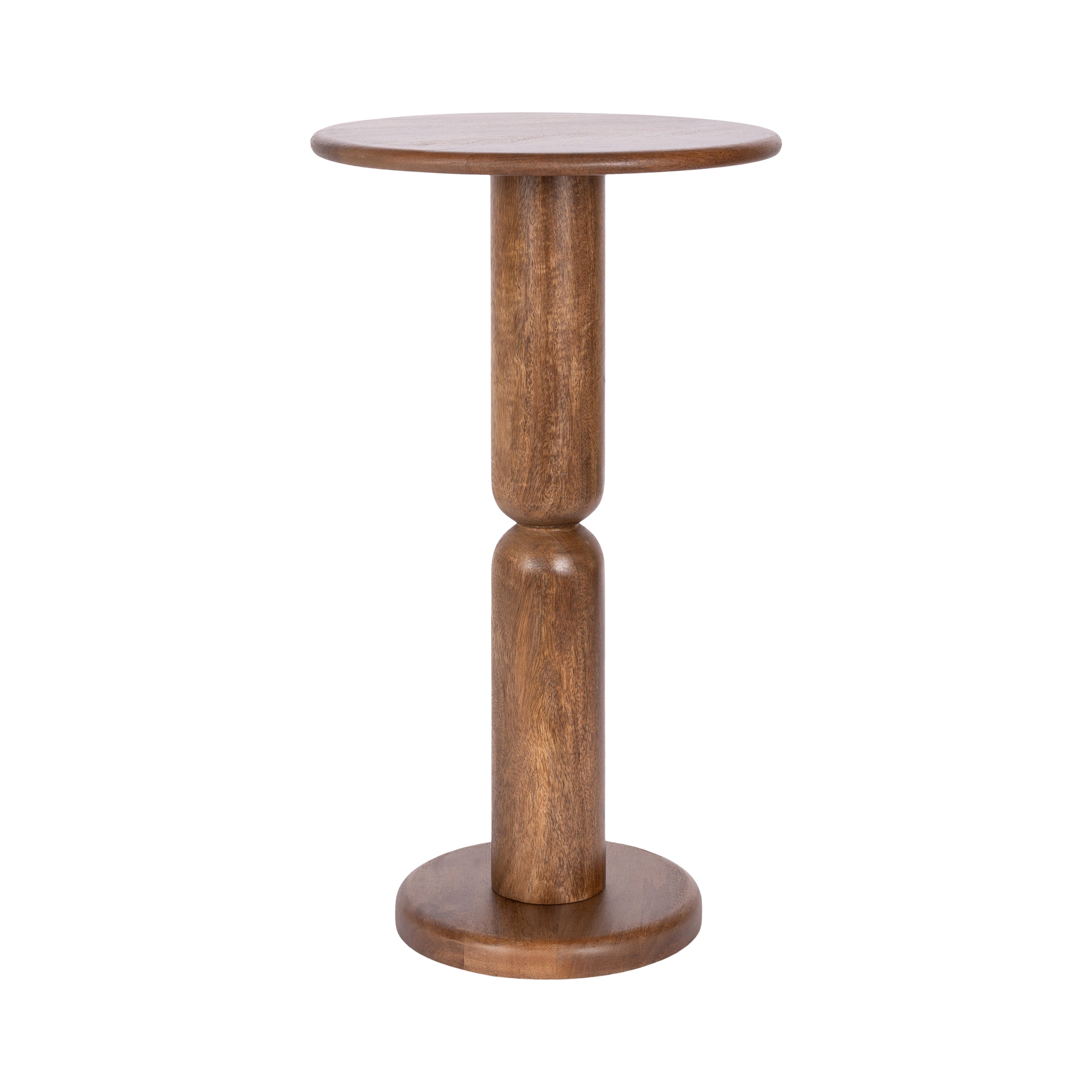 Side Table Walnut Brown 12x12x22 1