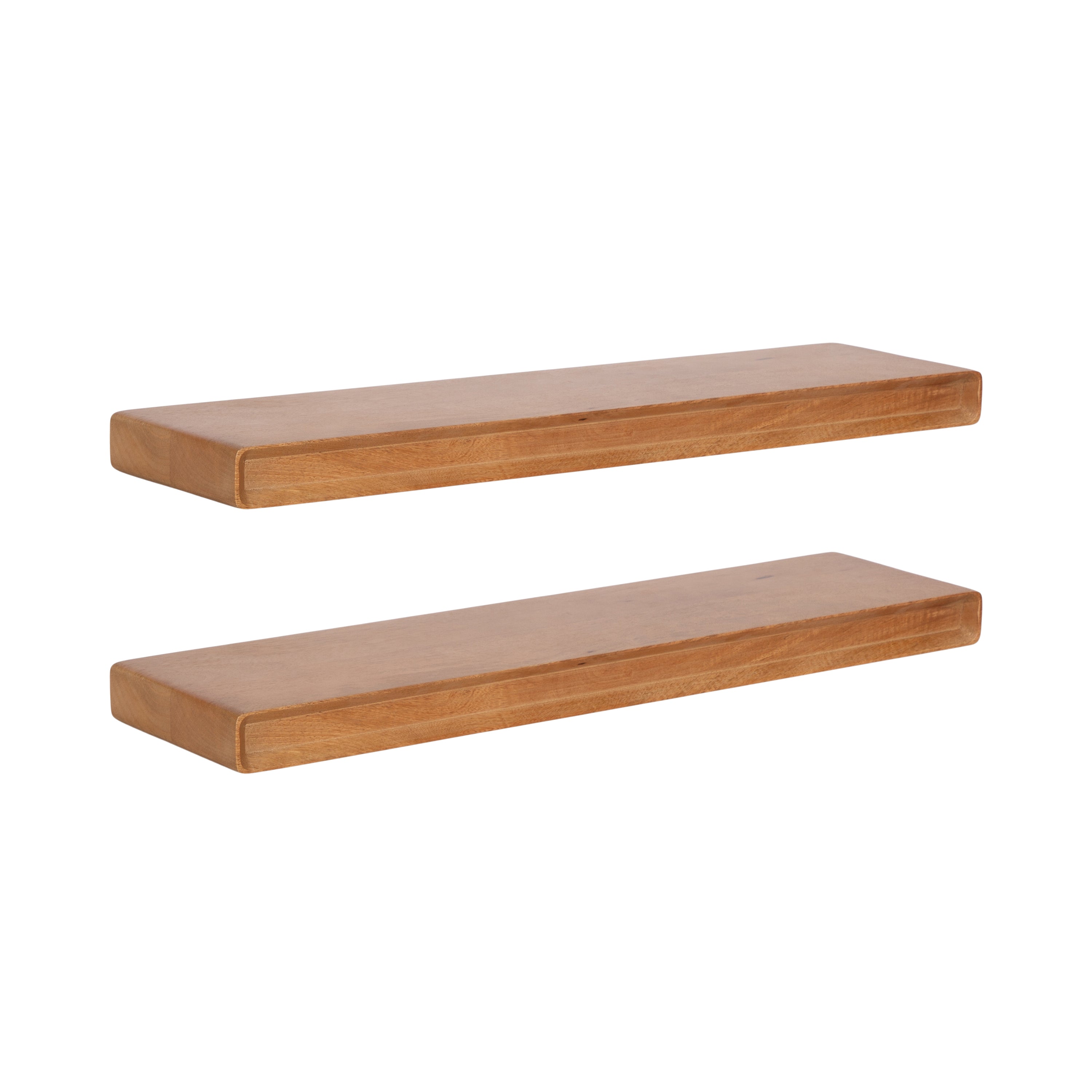 Floating Shelf Natural Biscuit 2 Piece 24 inch 1