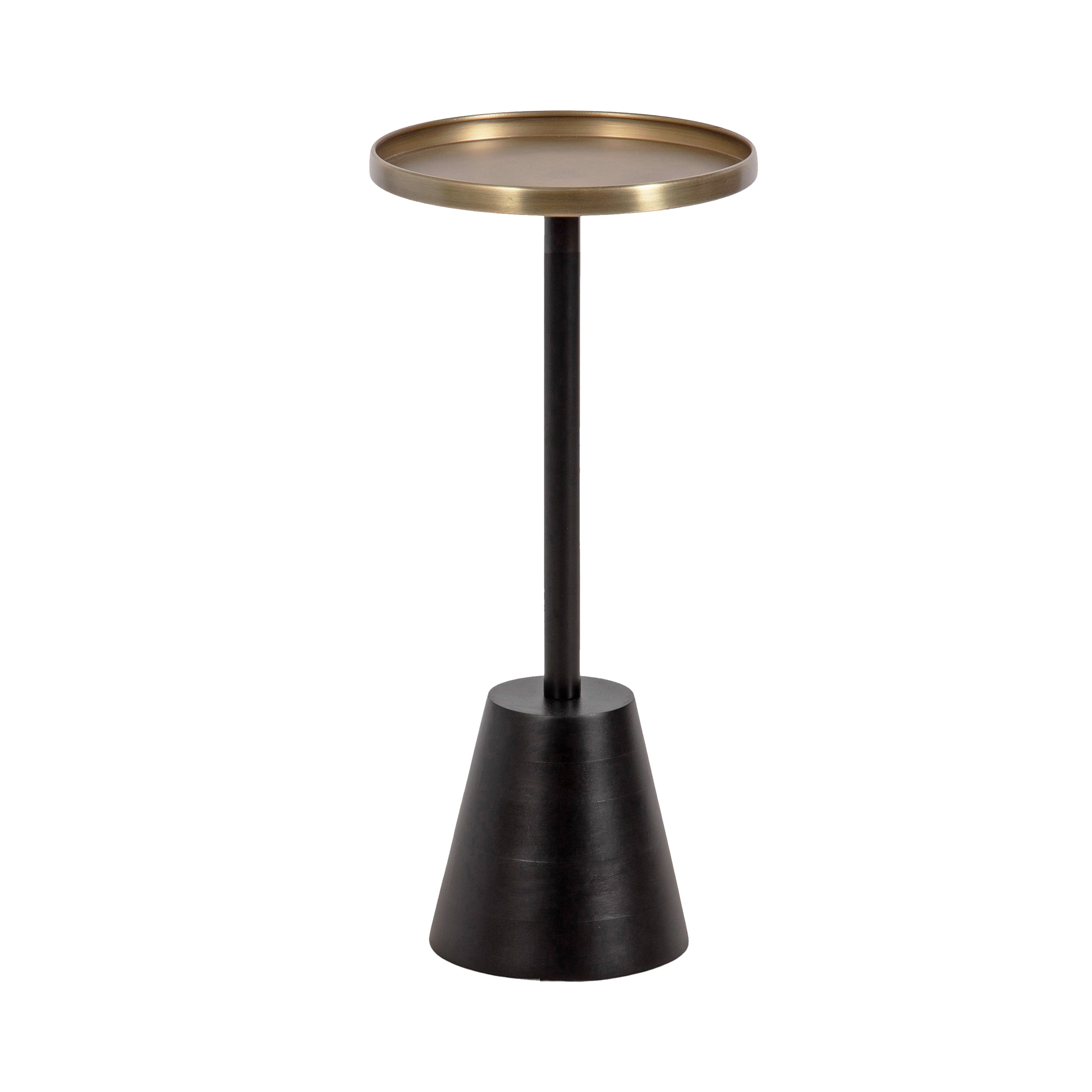 Side Table Gold Black 10x10x22 1