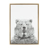 Sylvie Bear Framed Canvas by Simon Te Tai