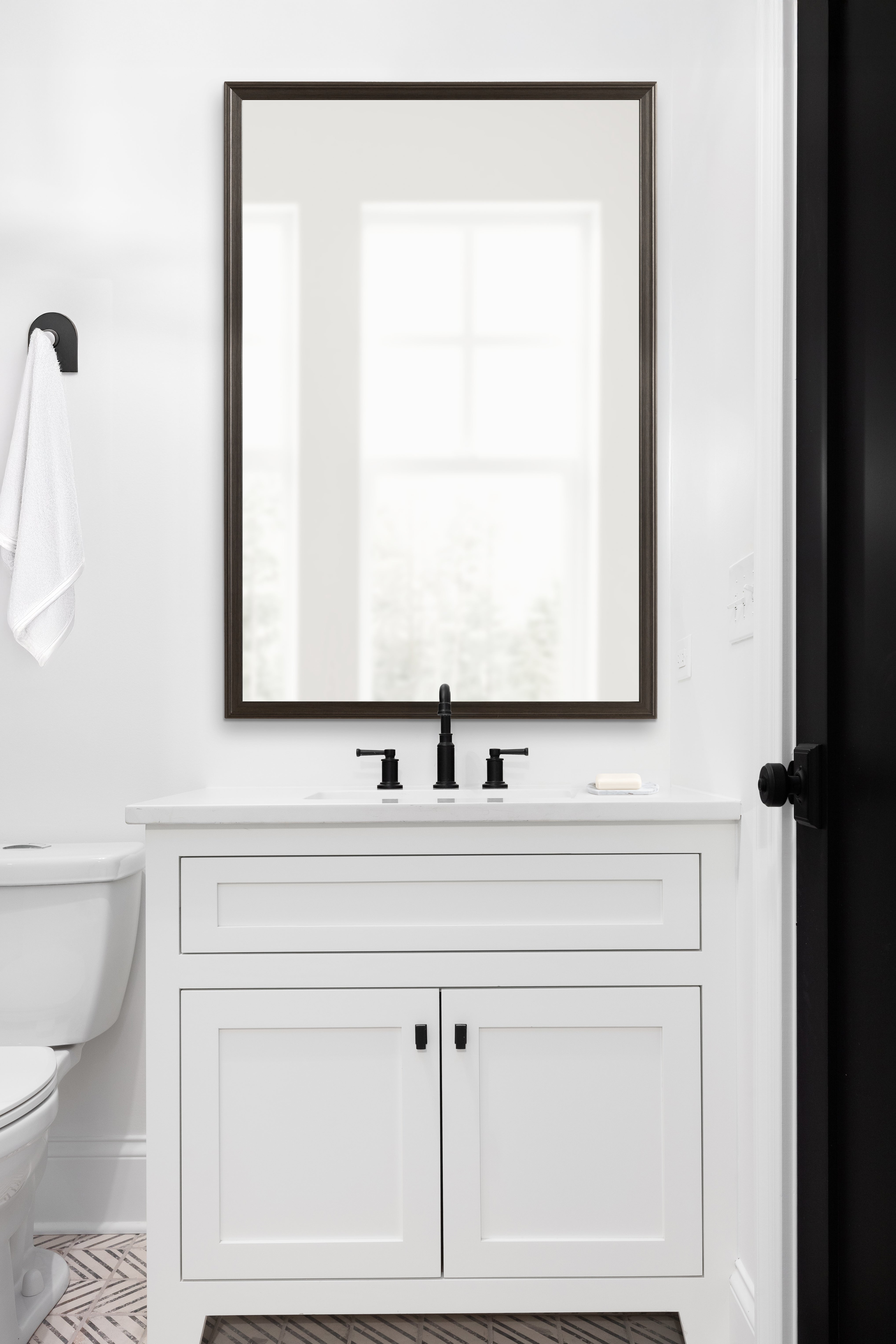 Rectangle Mirror Pewter 26x38 6