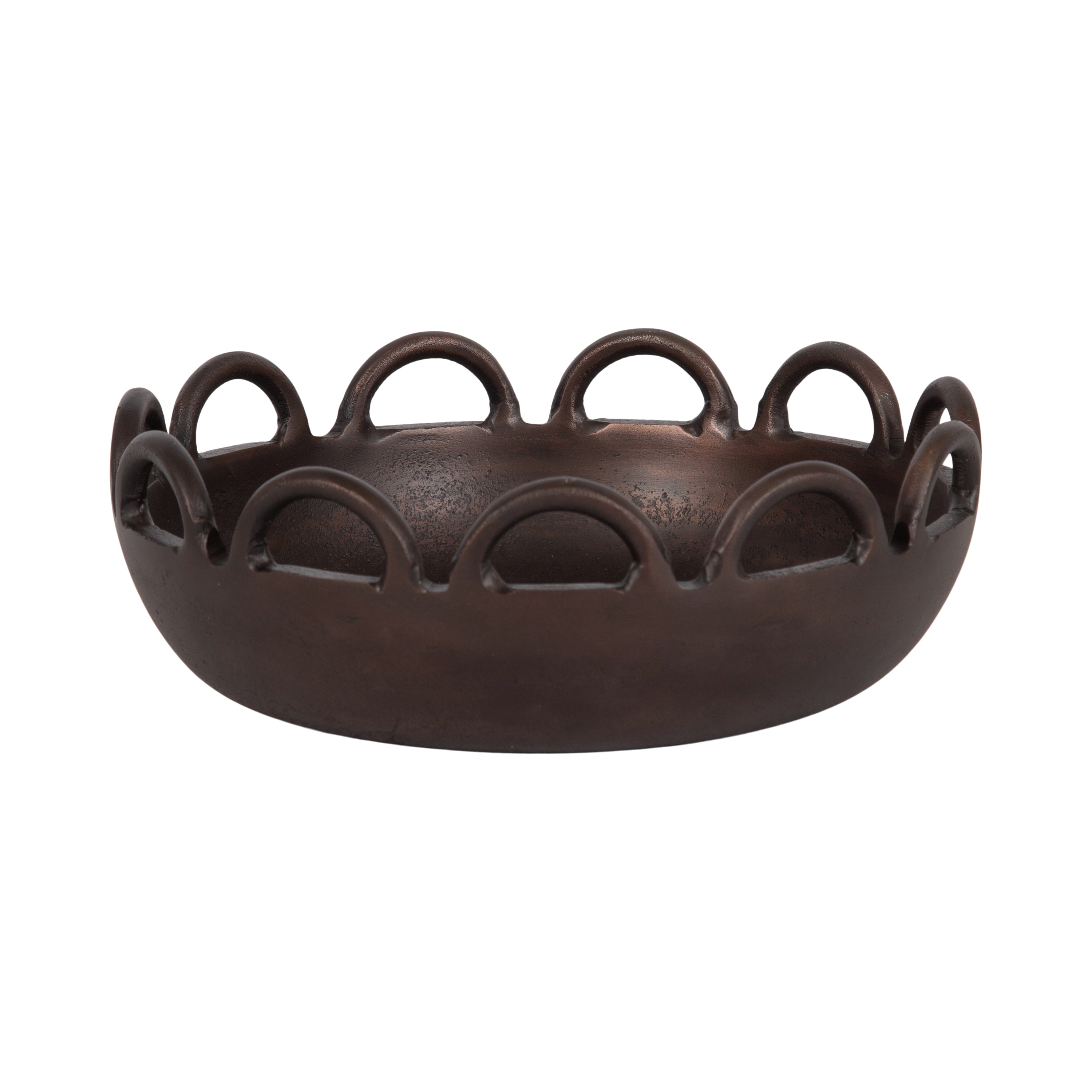 Lusila Metal Loop Serving Bowl