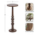 Side Table Brown 12x12x30 2