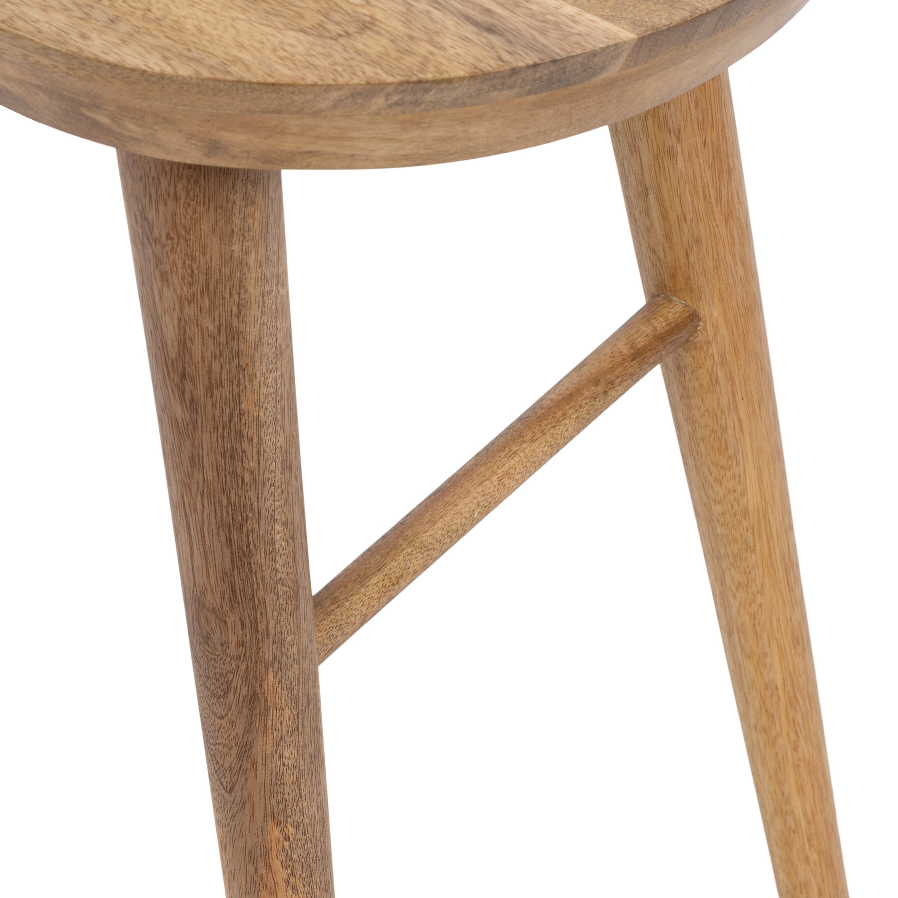 Conan Oval Wood Side Table