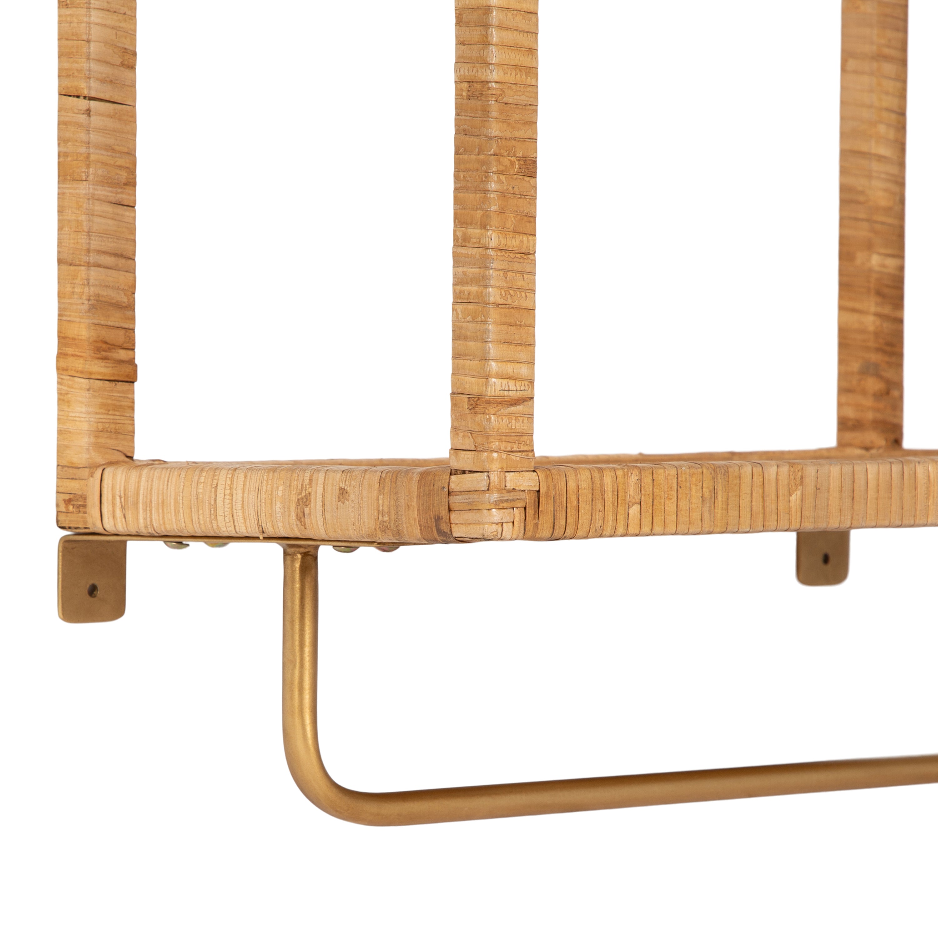 Bathroom Shelf Natural 17x8x22 3