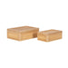 Decorative Box Natural 2 Piece 1