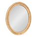 Round Mirror 26" diameter Natural 1