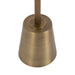Side Table Black Brass 14x14x24 5