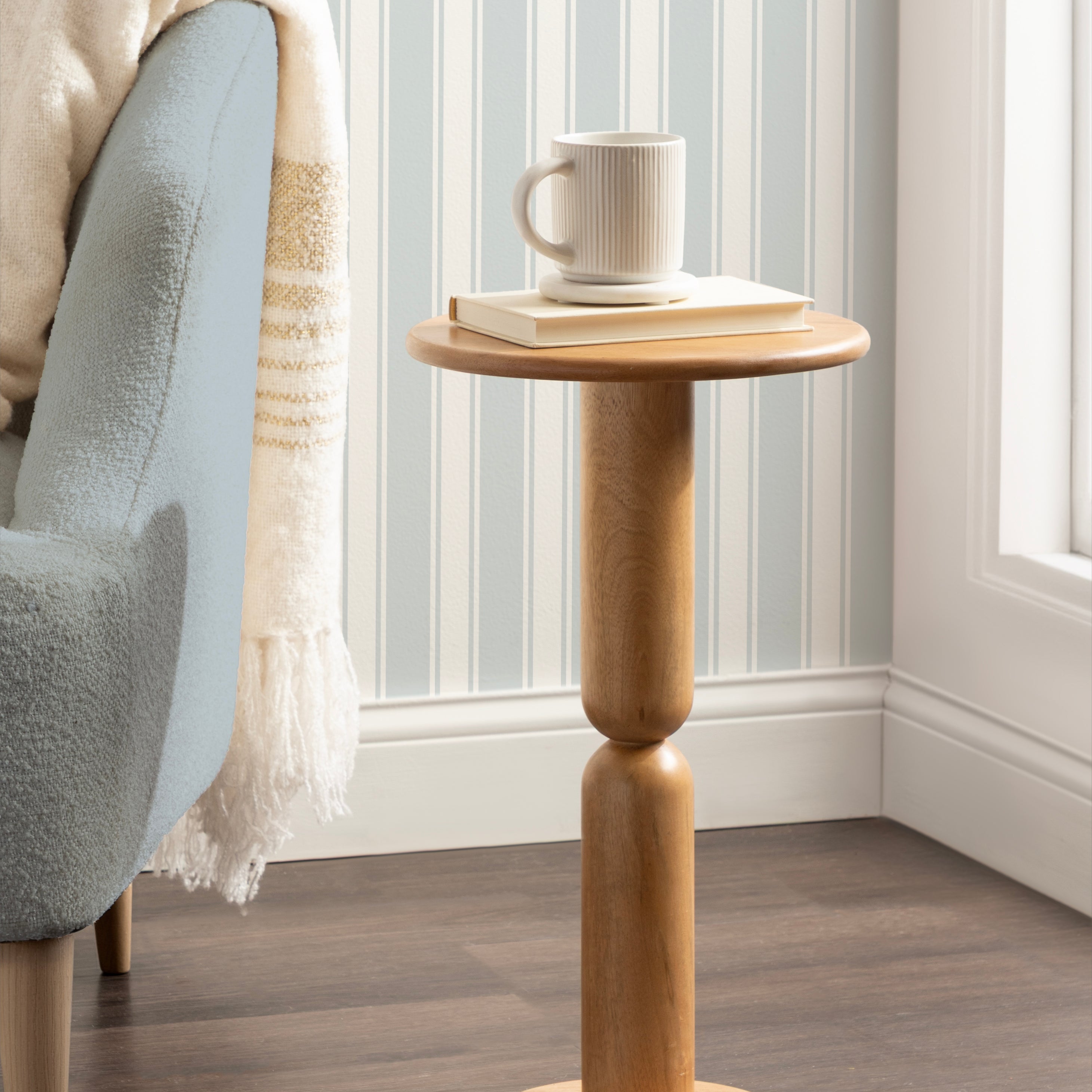 Side Table 12x12x22 Natural 6