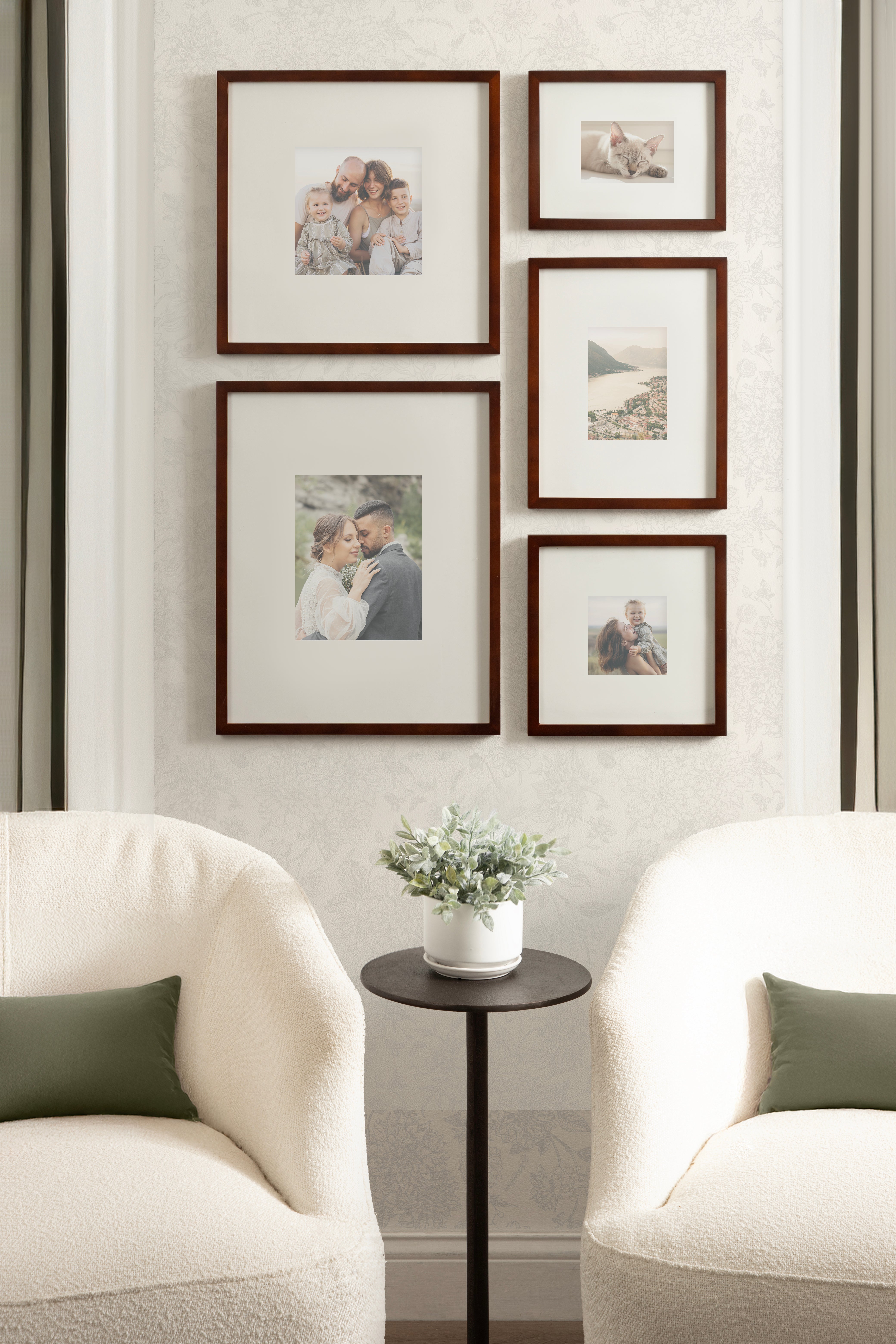 Frame Box Set Brown 5 Piece 6