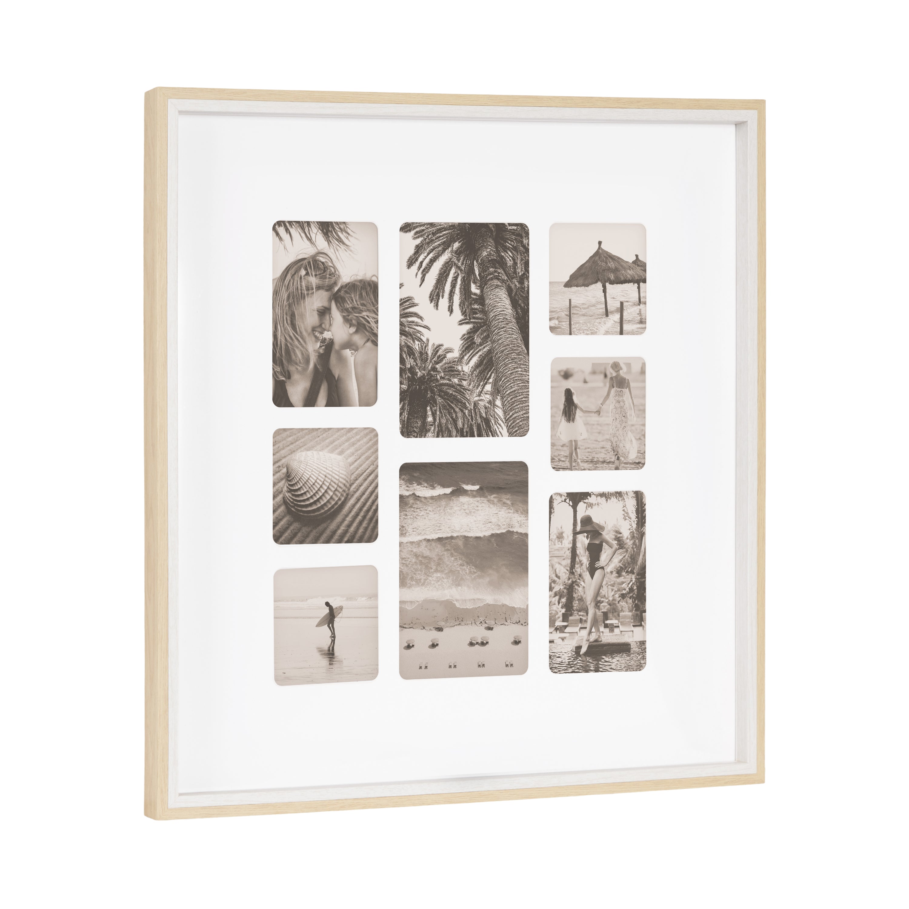 Collage Frame 21x21 White Natural 5